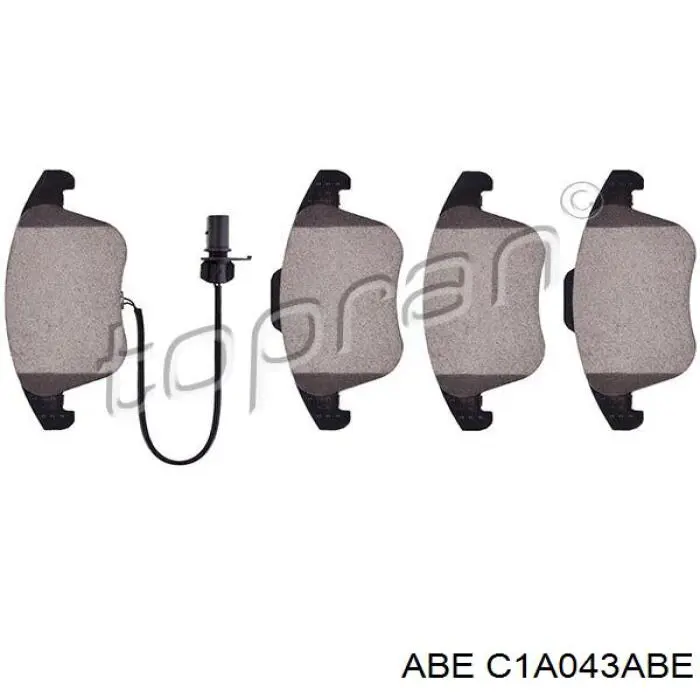 Гальмівні колодки ABE C1A043ABE ціна, від 30.40 USD
