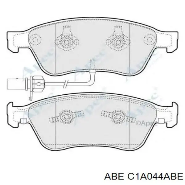 Тормозні колодки ABE C1A044ABE