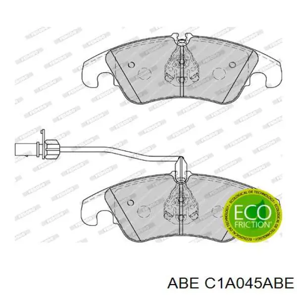 Гальмівні колодки ABE C1A045ABE ціна, від 32.01 USD