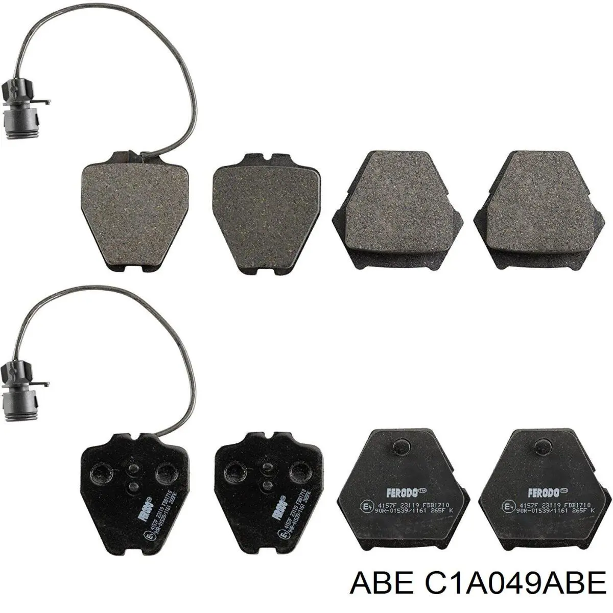 Купити C1A049ABE ABE Колодки гальмівні передні, дискові