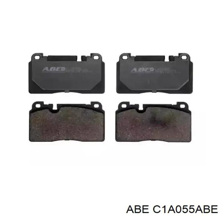 C1A055ABE ABE колодки гальмівні передні, дискові