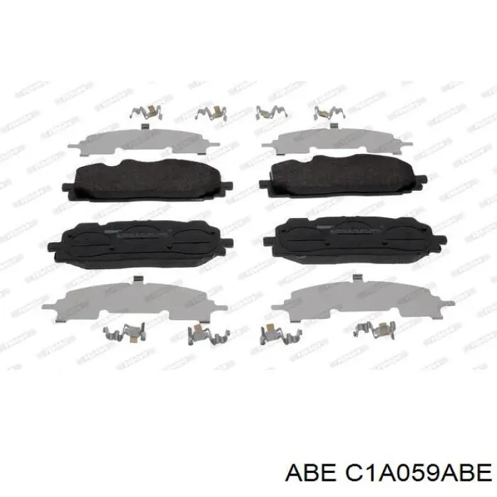 C1A059ABE ABE Передні гальмівні колодки