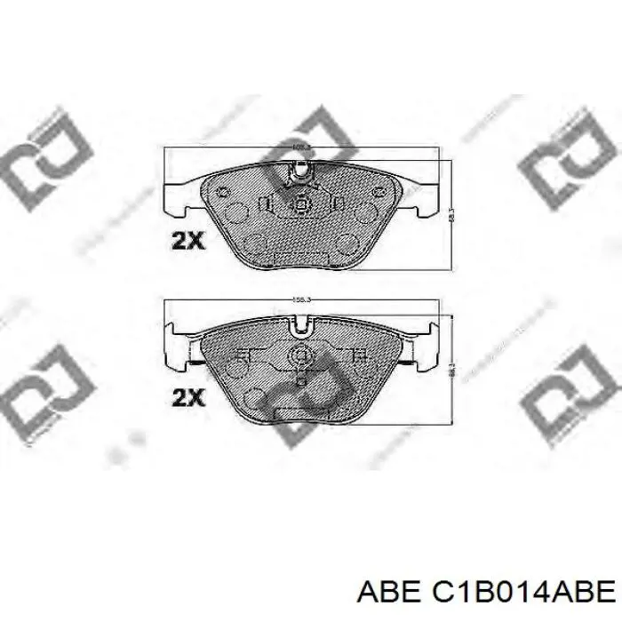 Купити C1B014ABE ABE Колодки гальмівні передні, дискові
