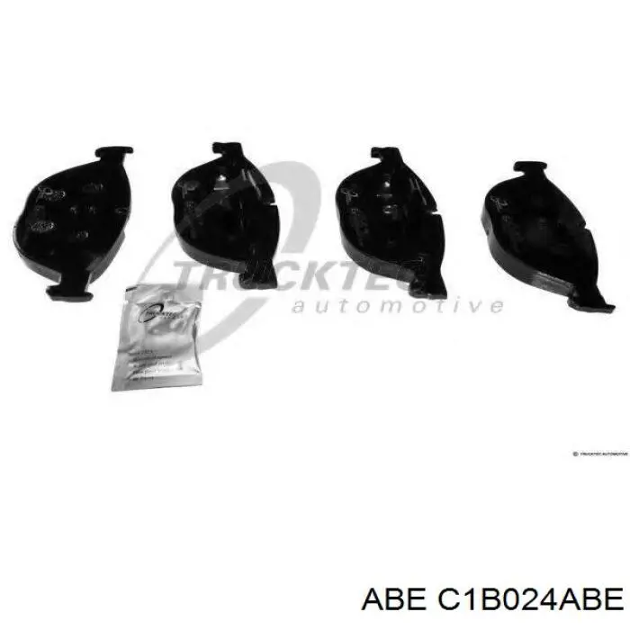 Гальмівні колодки ABE C1B024ABE ціна, від 44.50 USD