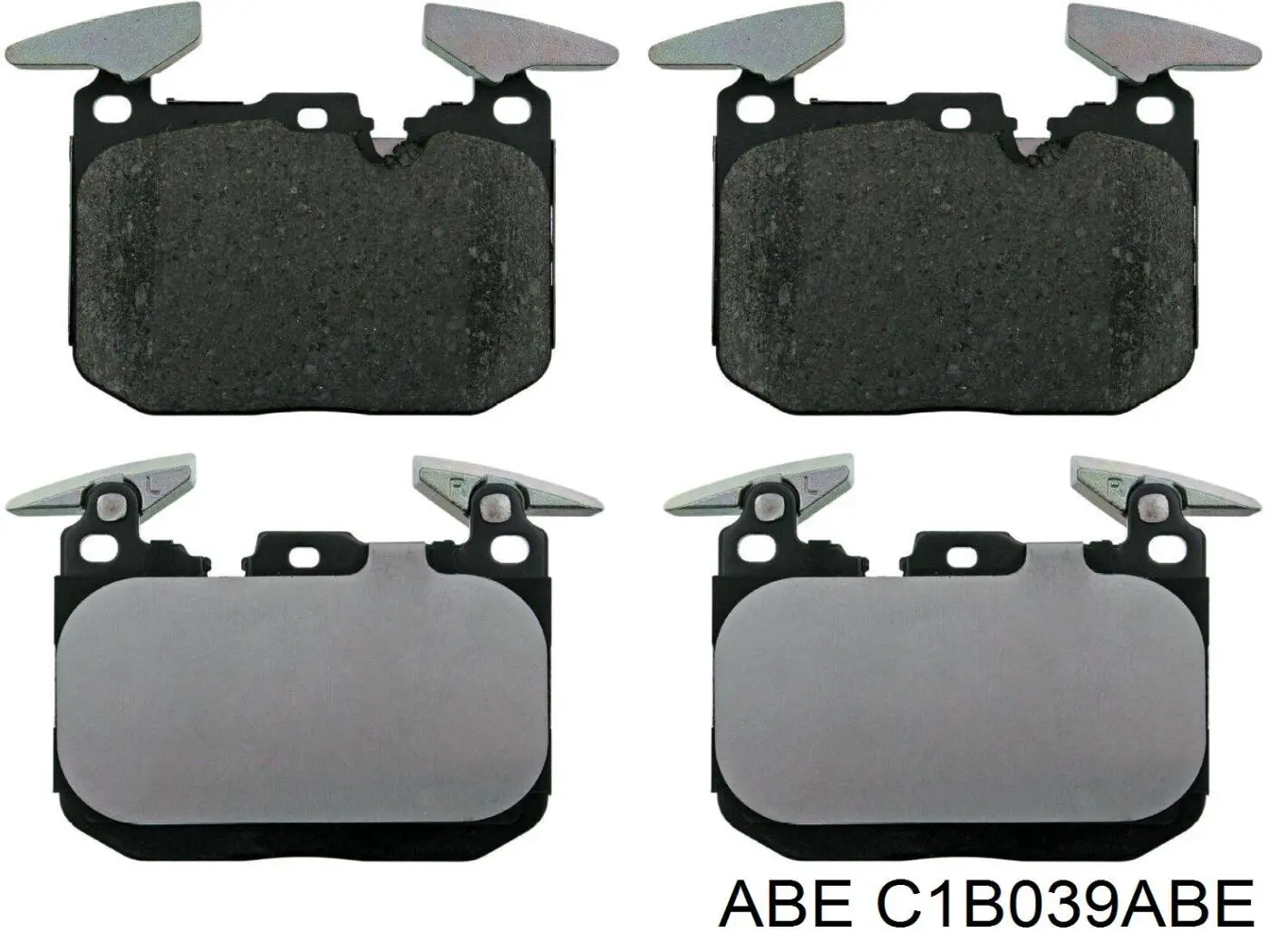 C1B039ABE ABE колодки гальмівні передні, дискові