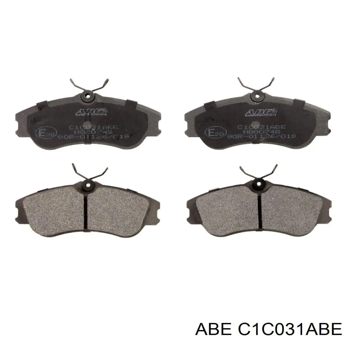 C1C031ABE ABE Передні гальмівні колодки