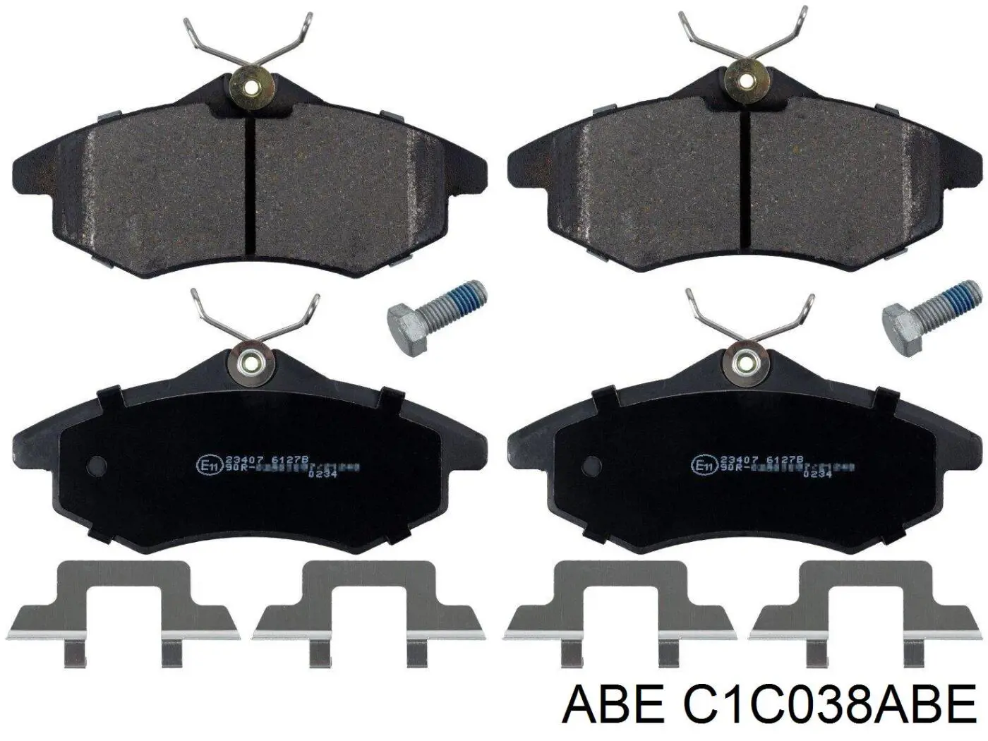 Колодки гальмівні передні, дискові C1C038ABE ABE