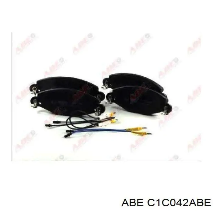 Передні тормозні колодки C1C042ABE ABE