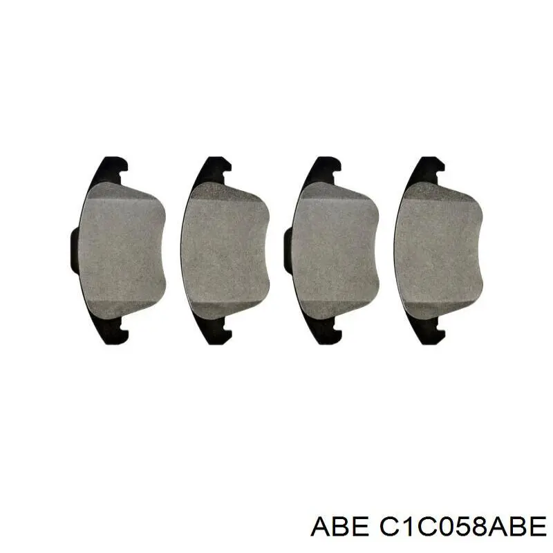 Гальмівні колодки ABE C1C058ABE ціна, від 21.59 USD