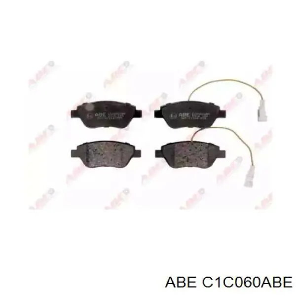 C1C060ABE ABE колодки гальмівні передні, дискові