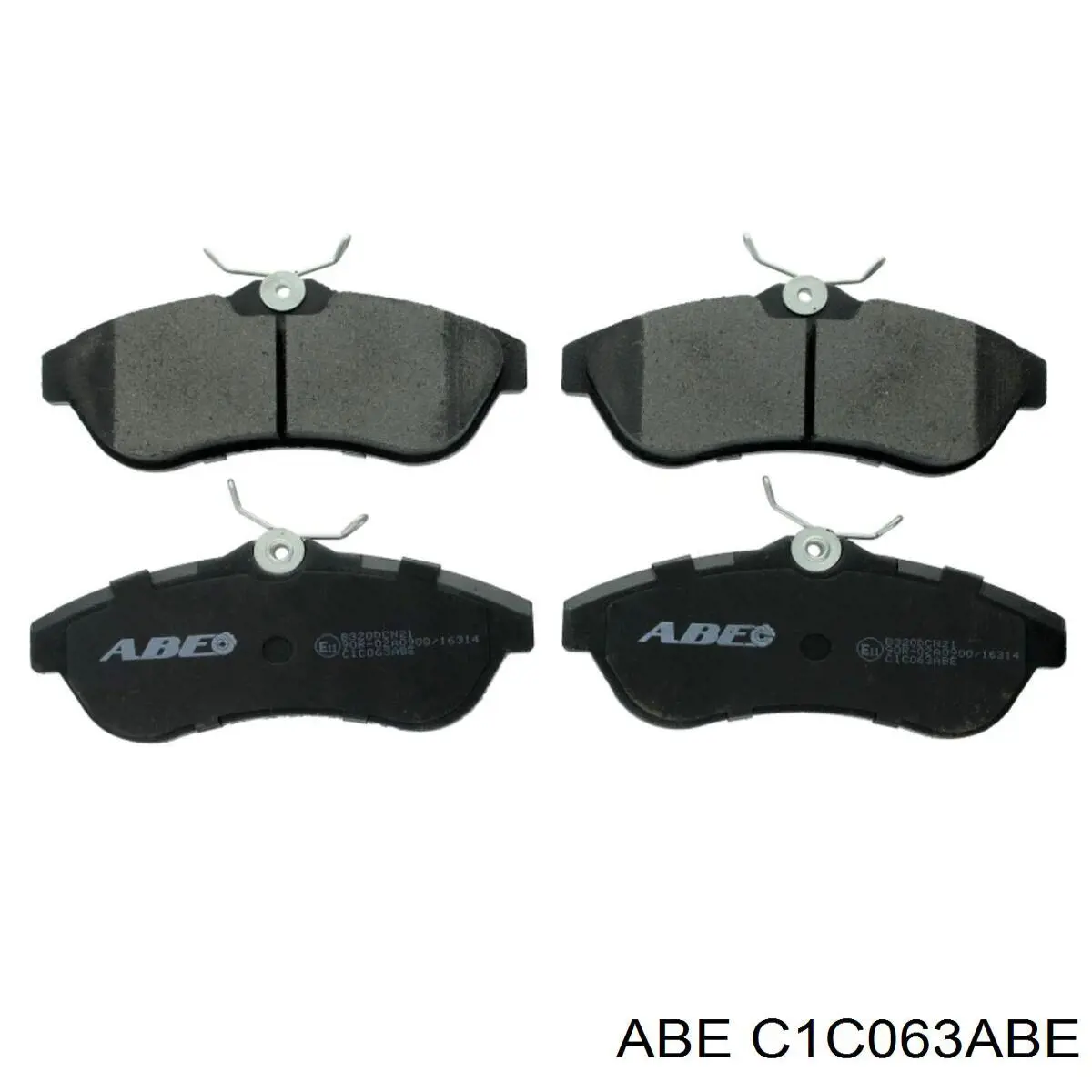 C1C063ABE ABE Передні гальмівні колодки
