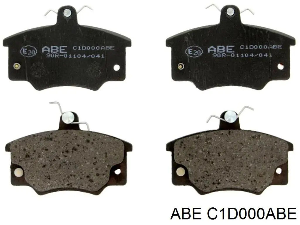 C1D000ABE ABE колодки гальмівні передні, дискові