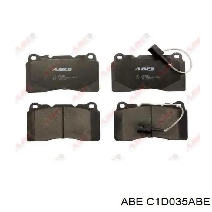 Гальмівні колодки ABE C1D035ABE ціна, від 16.05 USD