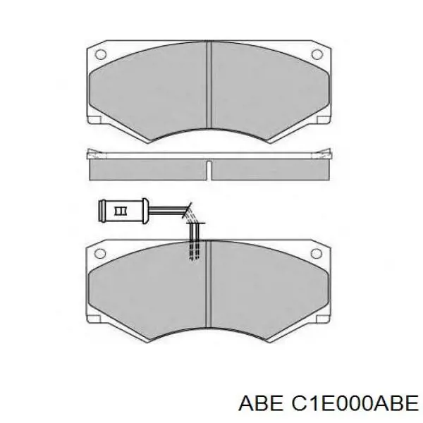 Передні тормозні колодки D168E Dafmi