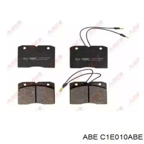 C1E010ABE ABE колодки гальмівні передні, дискові