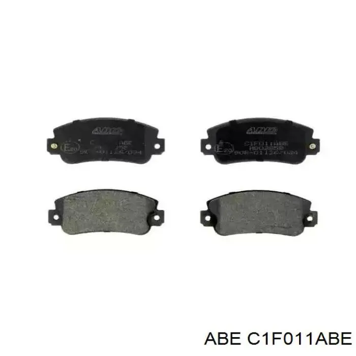 Купити C1F011ABE ABE Колодки гальмівні передні, дискові