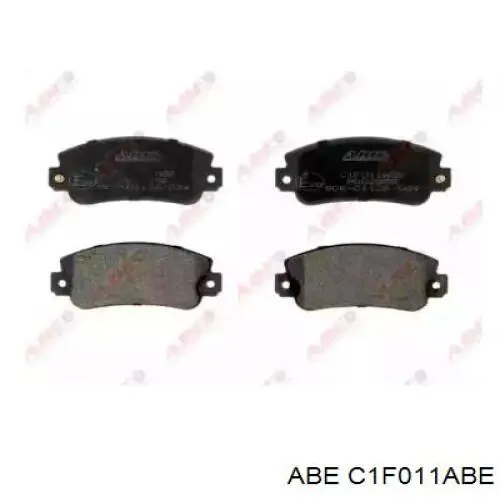C1F011ABE ABE колодки гальмівні передні, дискові