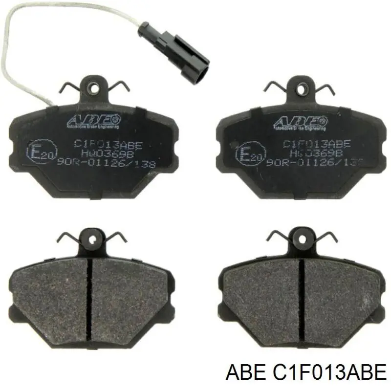 C1F013ABE ABE Передні гальмівні колодки