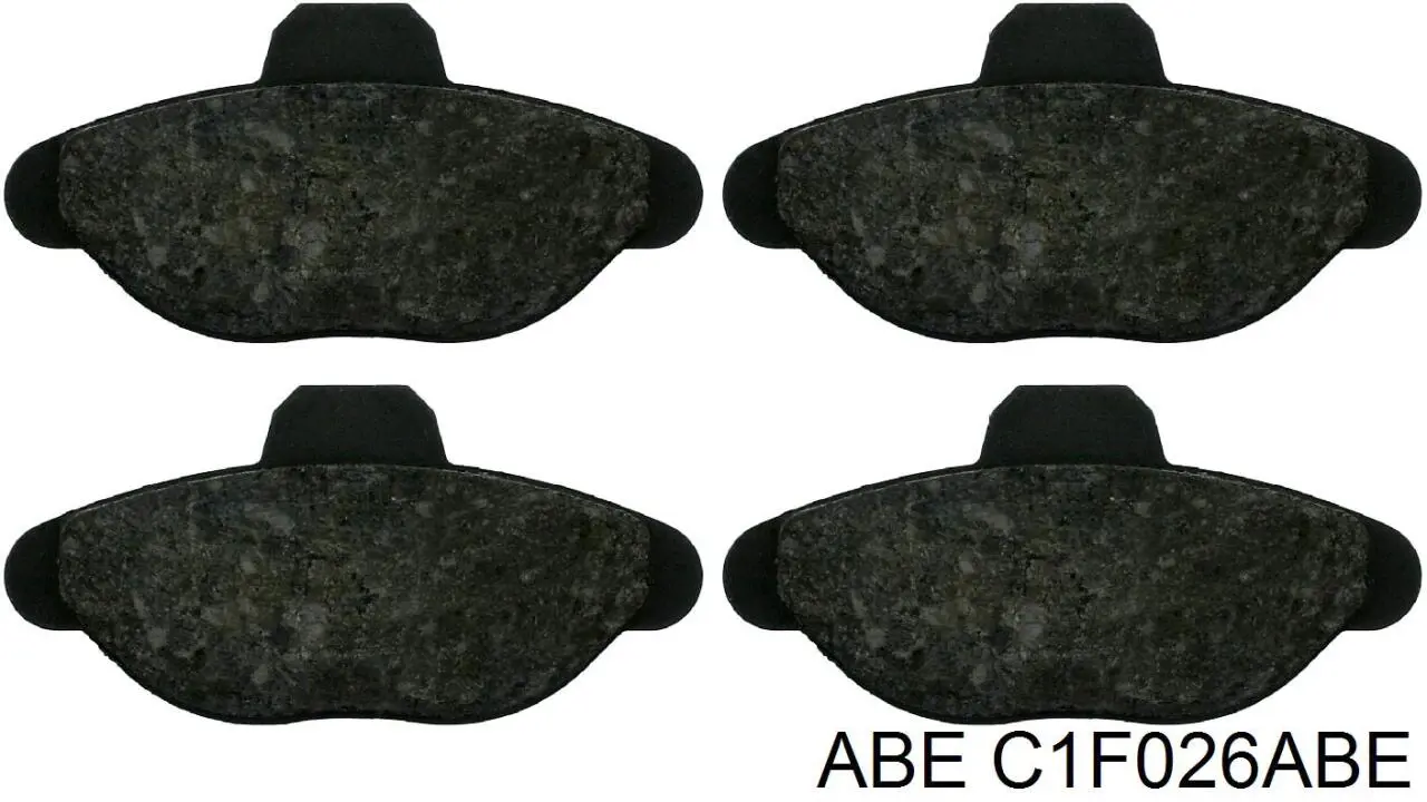 C1F026ABE ABE Передні гальмівні колодки