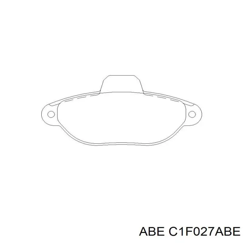 Тормозні колодки ABE C1F027ABE