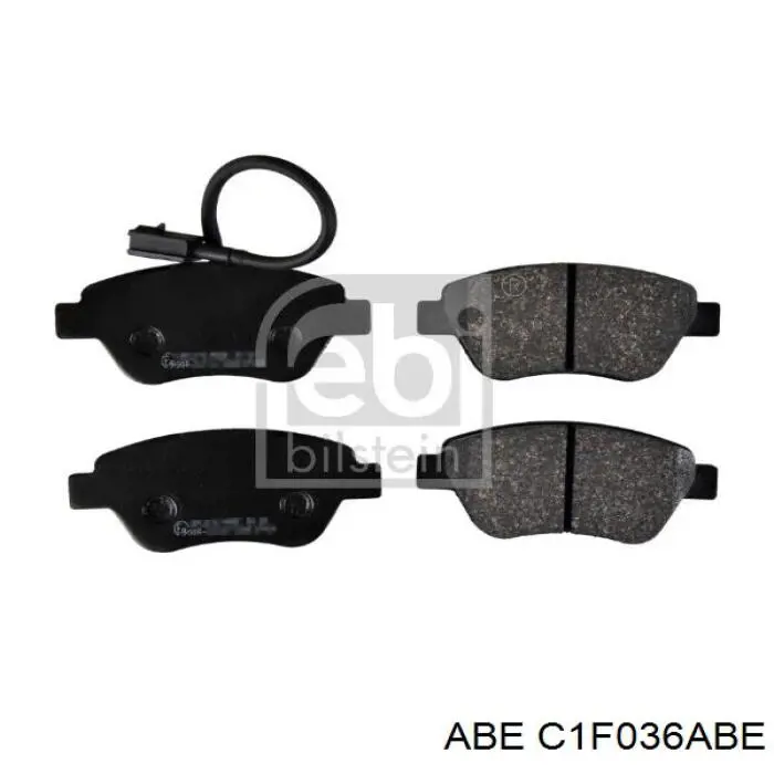 Гальмівні колодки ABE C1F036ABE ціна, від 13.81 USD