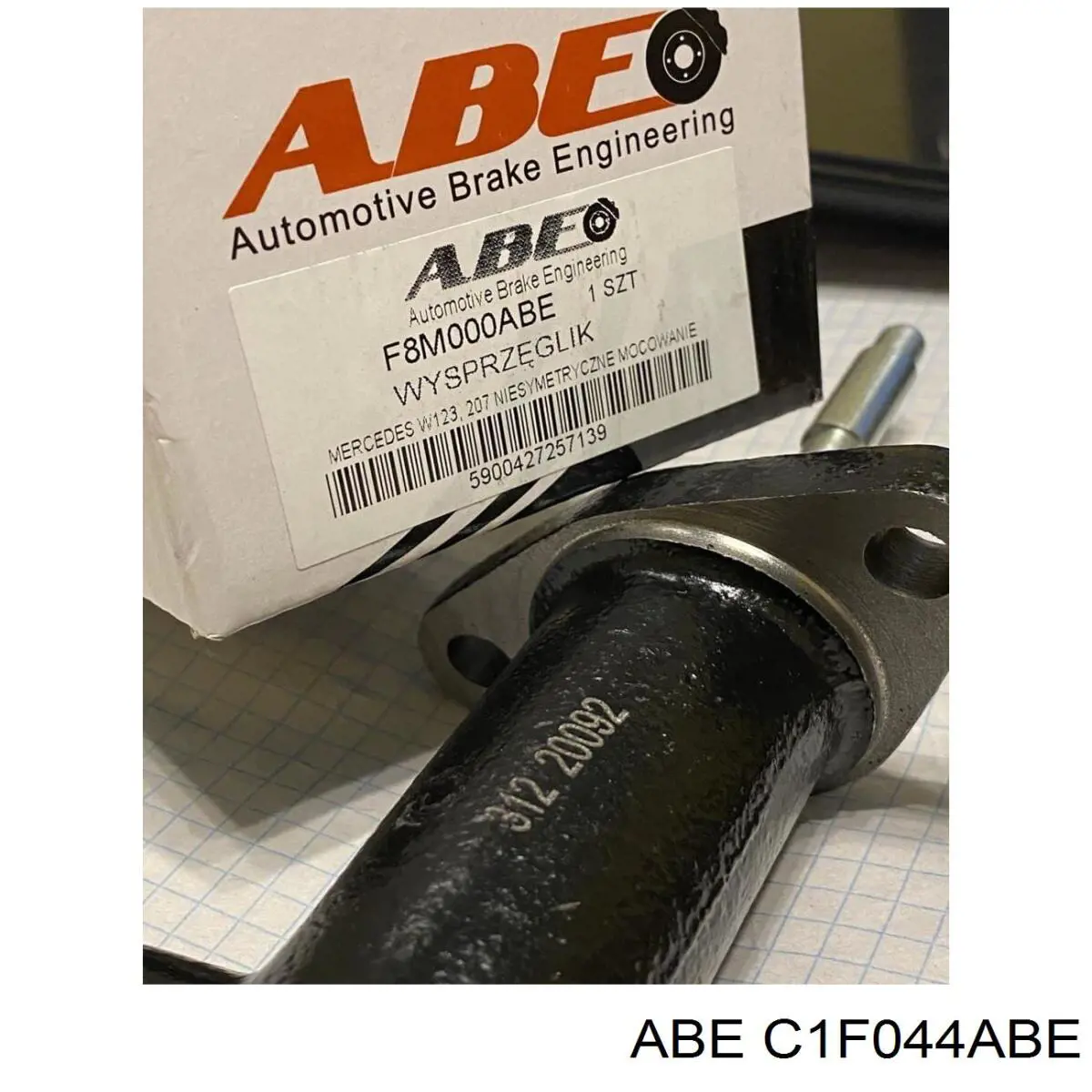 C1F044ABE ABE колодки гальмівні передні, дискові