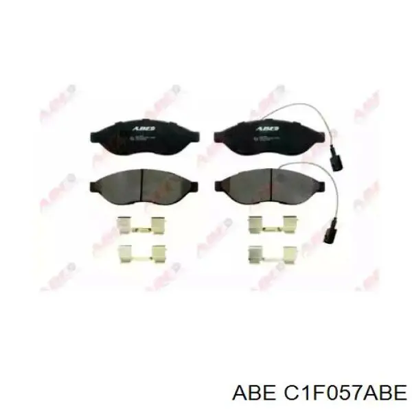 Купити C1F057ABE ABE Колодки гальмівні передні, дискові
