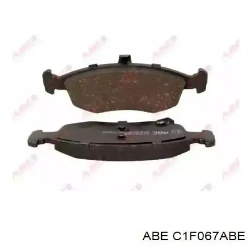 Гальмівні колодки ABE C1F067ABE ціна, від 26.69 USD