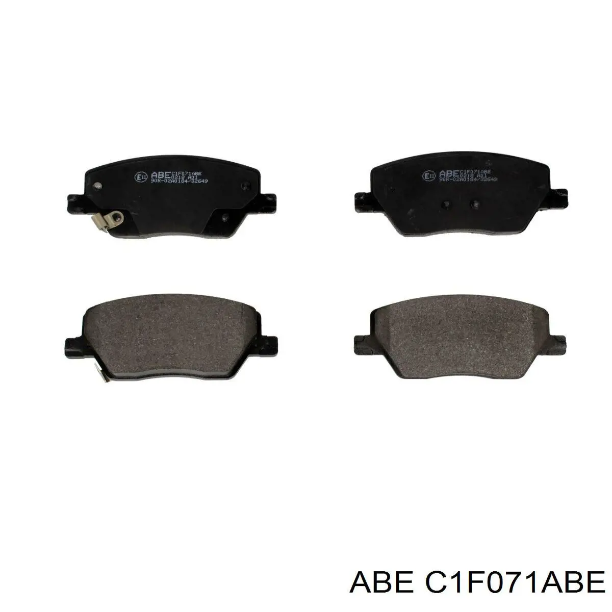 C1F071ABE ABE колодки гальмівні передні, дискові