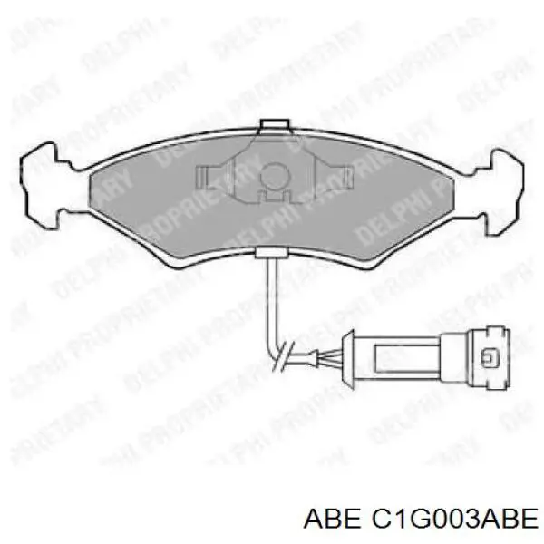 Купити 986492020 Bosch Колодки гальмівні передні, дискові