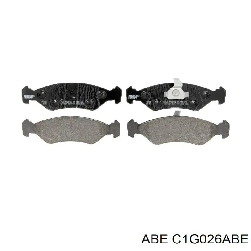 Купити C1G026ABE ABE Колодки гальмівні передні, дискові