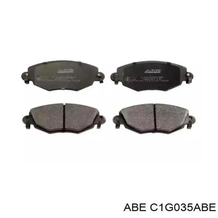 C1G035ABE ABE колодки гальмівні передні, дискові