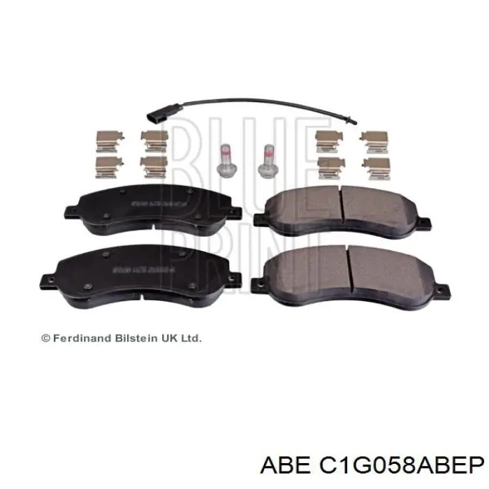 Колодки гальмівні передні, дискові C1G058ABEP ABE