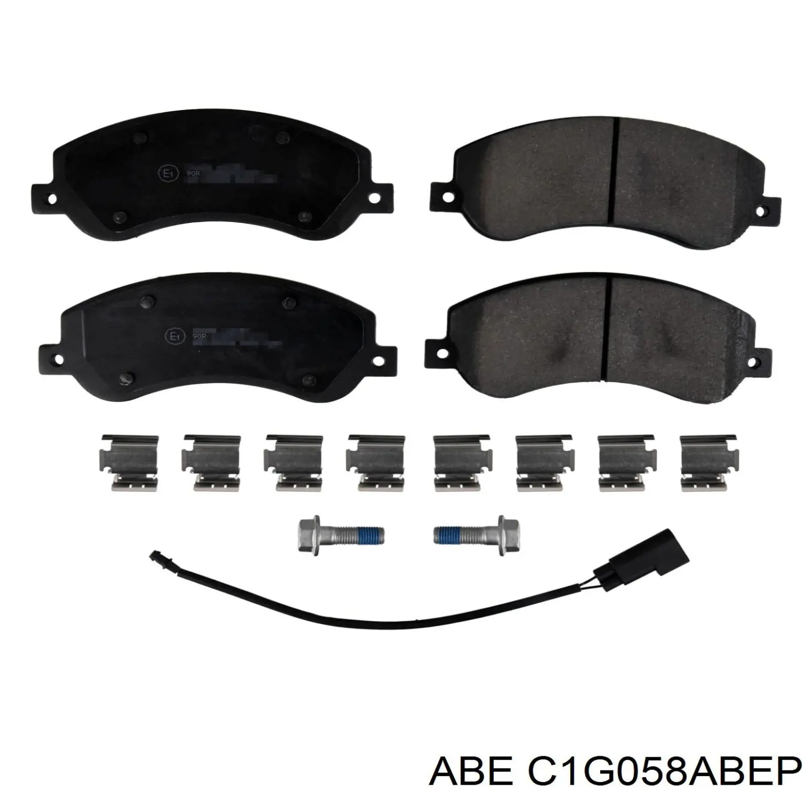 Купити C1G058ABEP ABE Колодки гальмівні передні, дискові