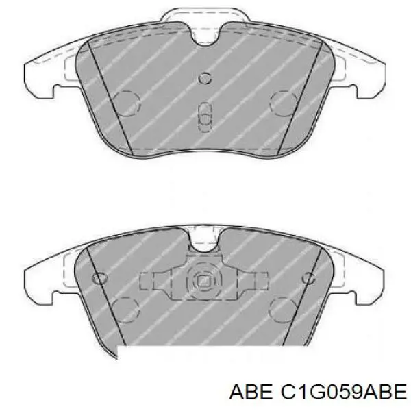 Купити C1G059ABE ABE Колодки гальмівні передні, дискові