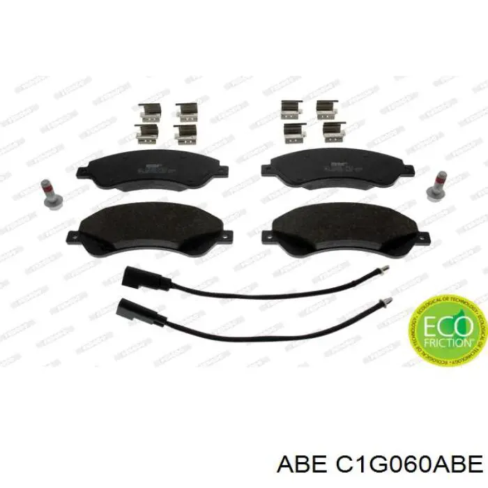 Купити C1G060ABE ABE Колодки гальмівні передні, дискові