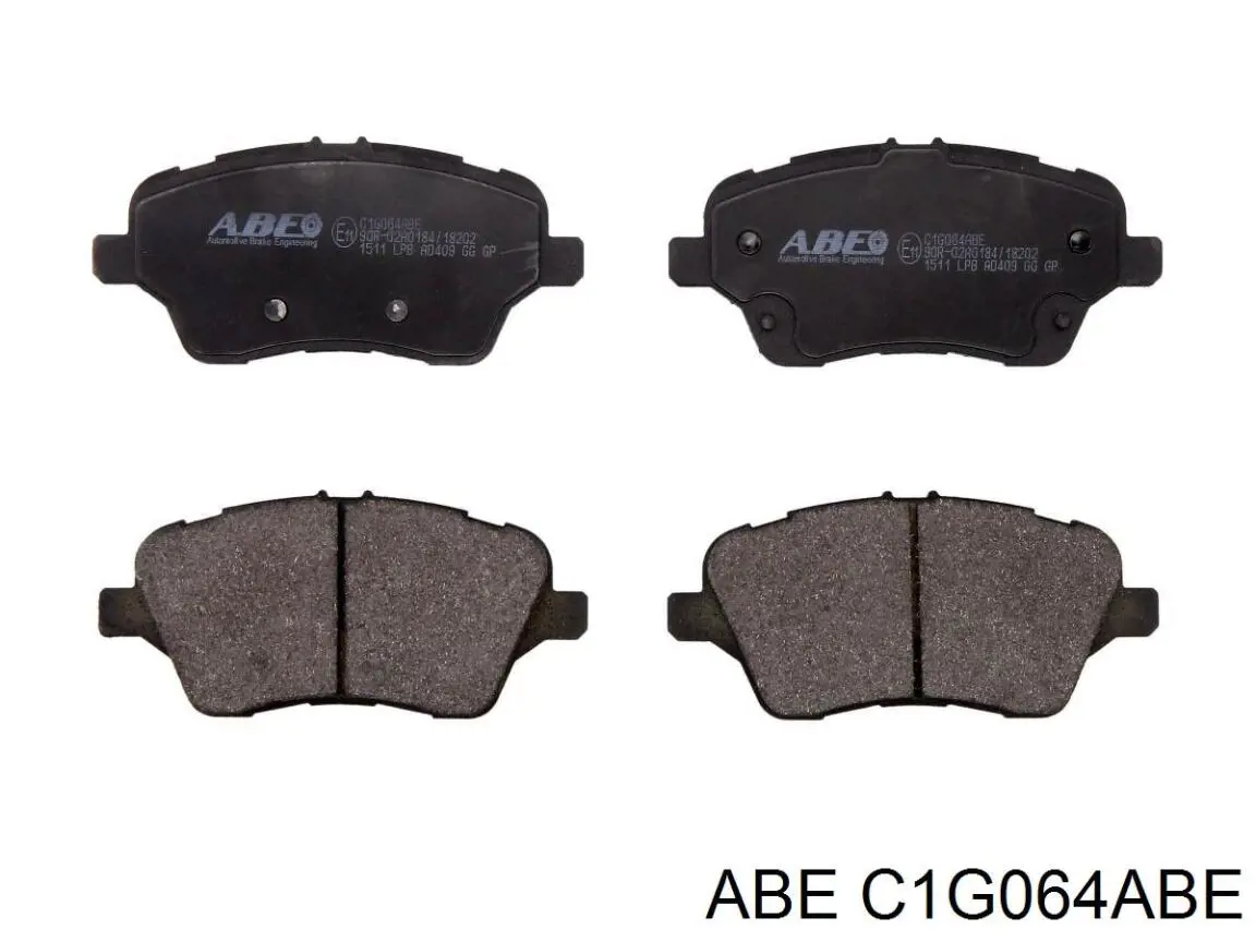 Гальмівні колодки ABE C1G064ABE ціна, від 18.70 USD