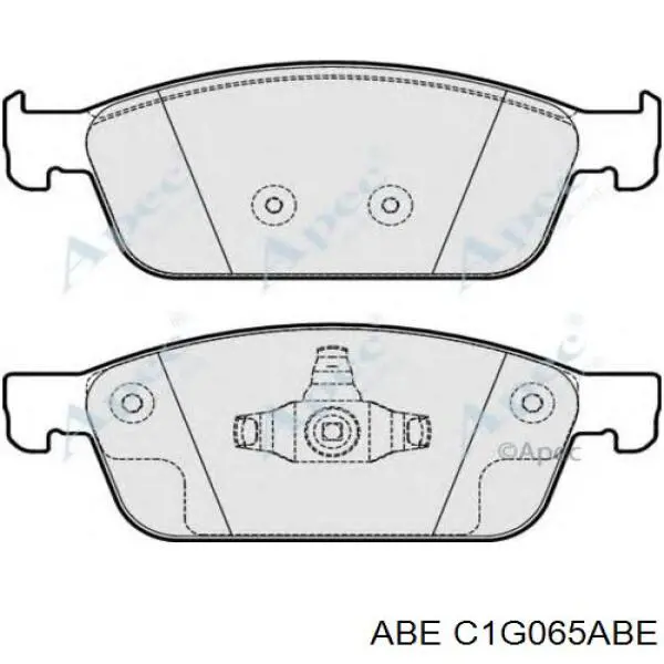 Передні тормозні колодки C1G065ABE ABE