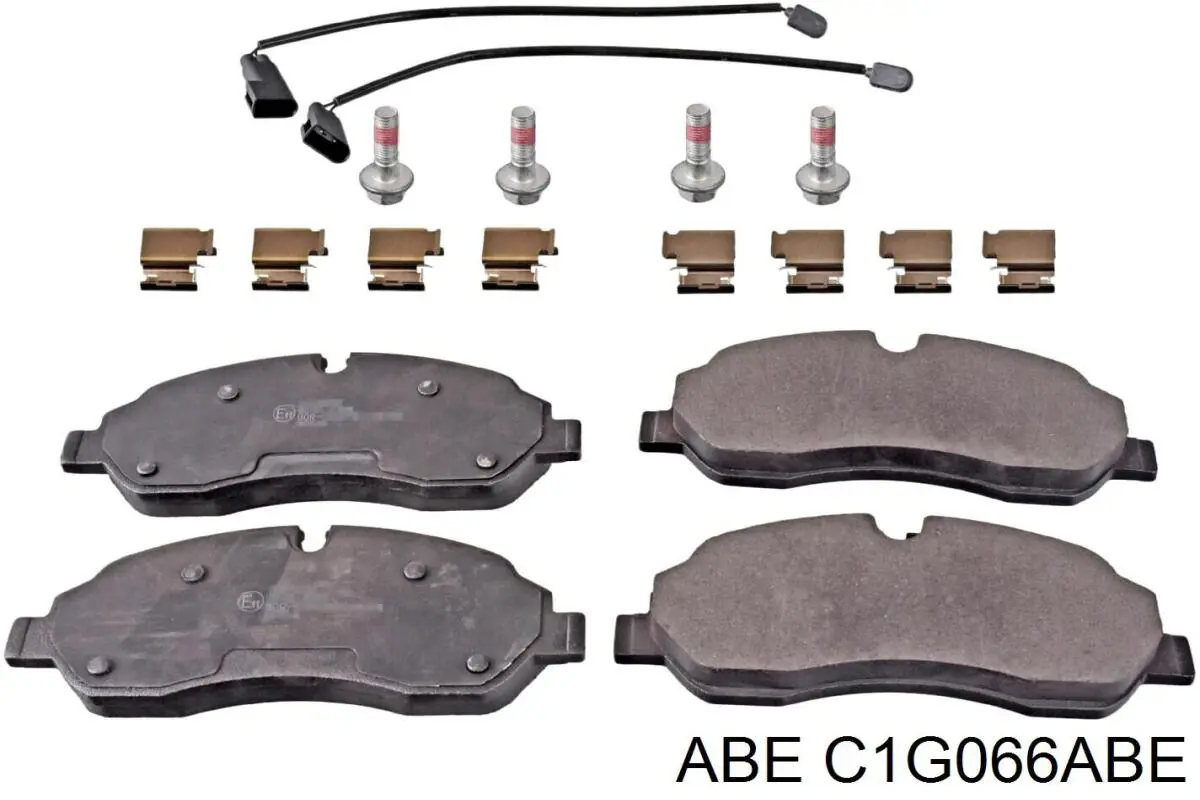 C1G066ABE ABE колодки гальмівні передні, дискові