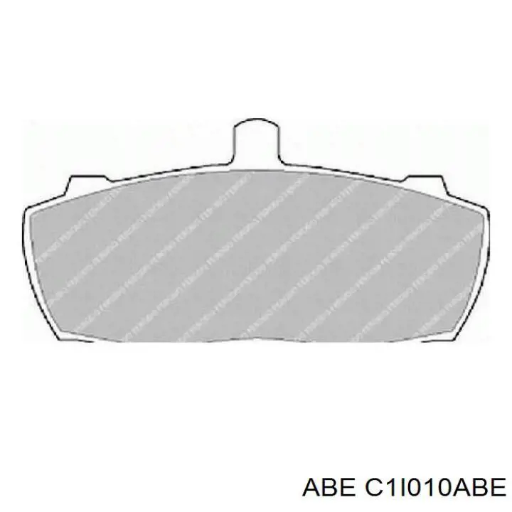 Колодки гальмівні передні, дискові C1I010ABE ABE