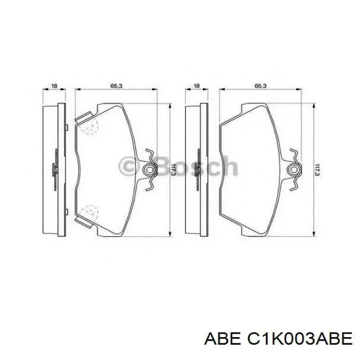 Передні тормозні колодки 571437J Jurid/Bendix