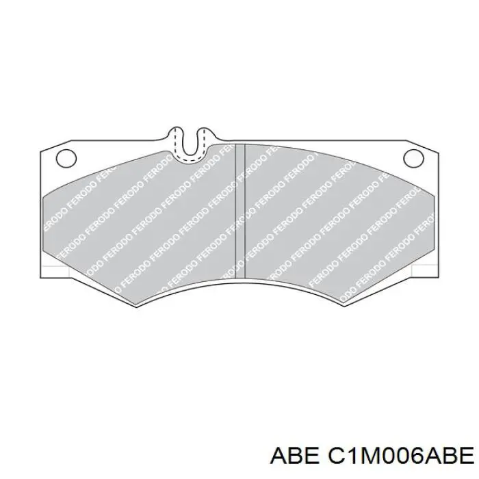 Гальмівні колодки ABE C1M006ABE ціна, від 20.36 USD