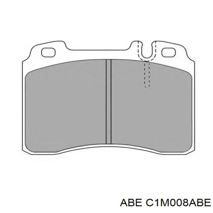 Купити C1M008ABE ABE Колодки гальмівні передні, дискові