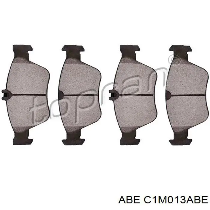C1M013ABE ABE Передні гальмівні колодки