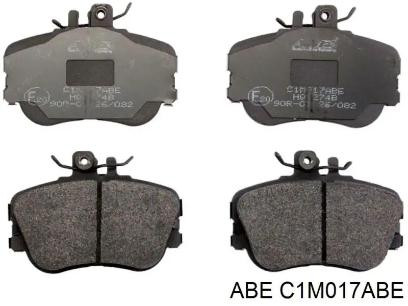 Колодки гальмівні передні, дискові C1M017ABE ABE