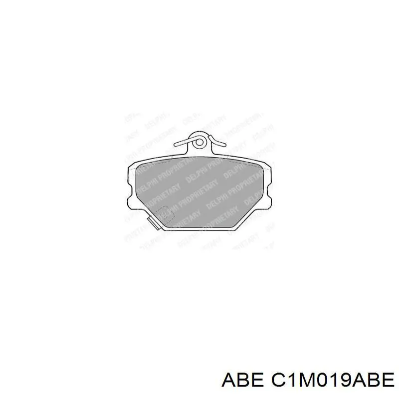 Купити C1M019ABE ABE Колодки гальмівні передні, дискові