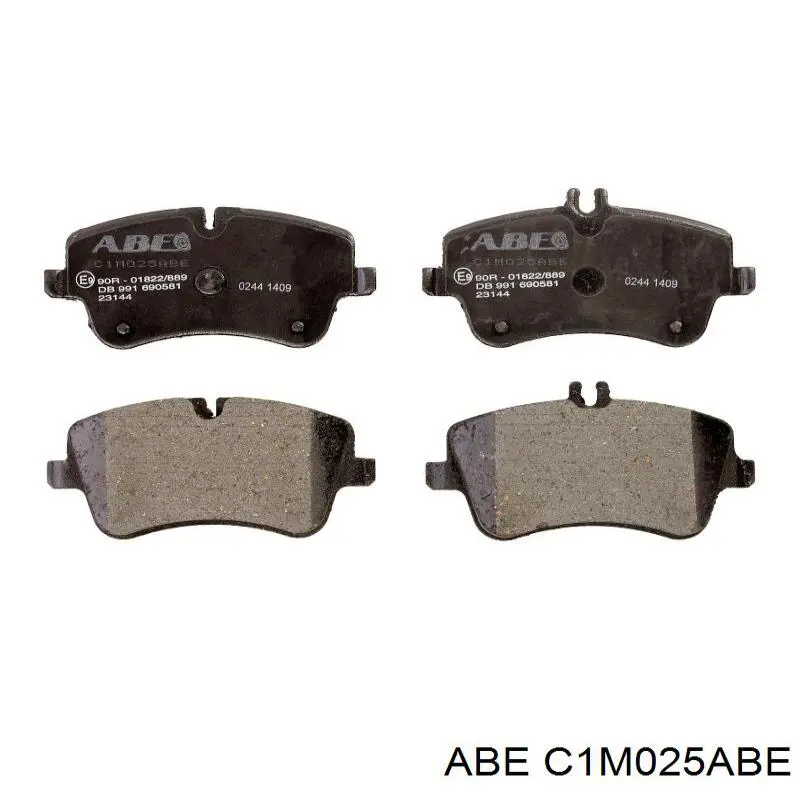 C1M025ABE ABE Передні гальмівні колодки