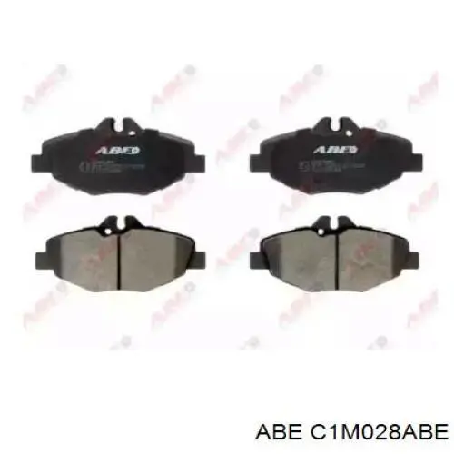 C1M028ABE ABE Передні гальмівні колодки