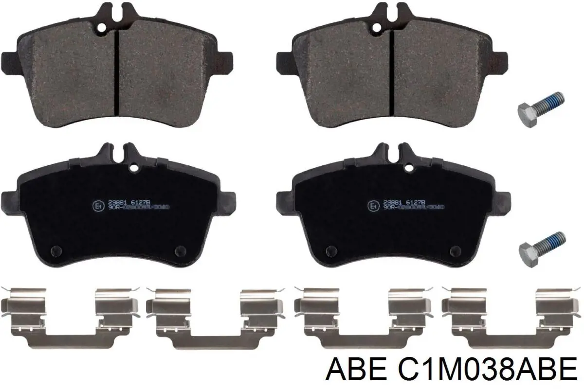 C1M038ABE ABE Передні гальмівні колодки