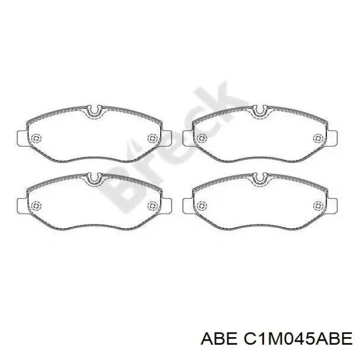 Купити C1M045ABE ABE Колодки гальмівні передні, дискові
